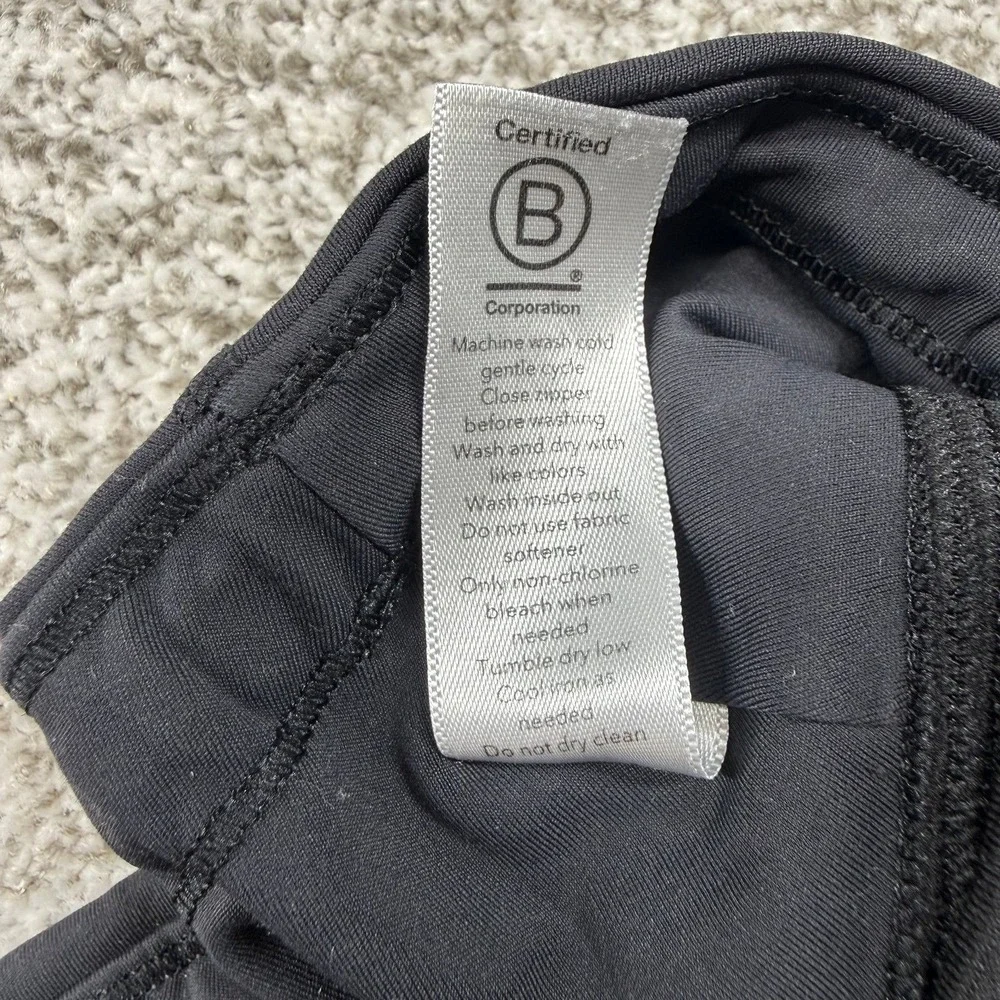 Women's Athleta Run With It Lined Black Gray‎ Athletic Running Shorts Size S